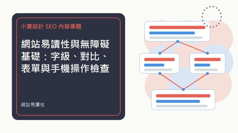 網站易讀性|小寶設計排程文章特色圖