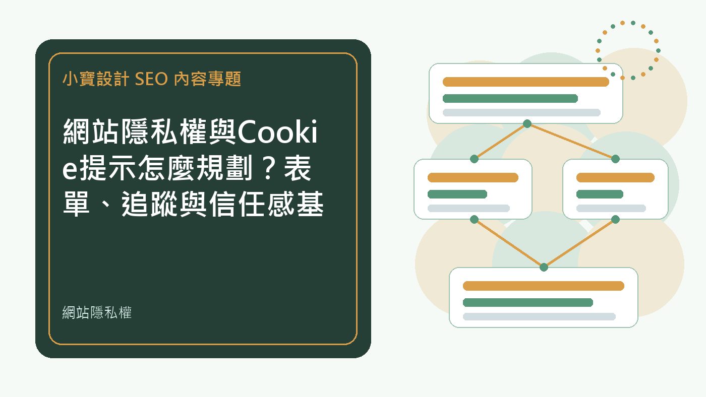 網站隱私權|小寶設計排程文章特色圖